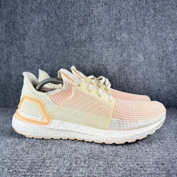 Adidas Shoes - Adidas Ultraboost 19 Shoes Womens 11.5 White Orange Glow Athletic Running